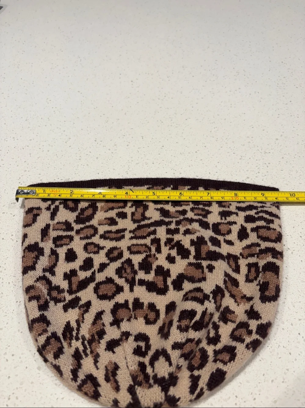 Echo - Leopard Print Knit Beanie - Brown & Tan exclusively for Saks.